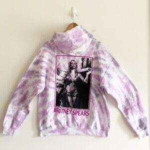 Brittany Spears tie-dye Hoodie Sweatshirt with Relaxed Fit